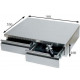 VASCHA A MARC 2 TIROIRS CON GUIDA DI SCORRIMENTO 700X530X160MM INOX 