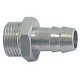 RACORES ACERO INOXIDABLE DERECHO 3/8 M CON CONECCION JUNCOSO