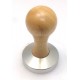 COFFEE TAMPER 57MM WOOD & ALUMINIUM