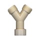 RACCORDO PLASTICA Y 3/4 F CON DADO ORIGINALE