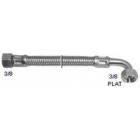 FLEXIBLE INOX COUDE 3/8F 200CM - IQ113