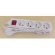 MULTIENCHUFE 4 X 10/16A L:150 CON INTERRUPTOR + SEGURIDAD (B - IQ294