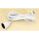 EXTENSION 5M. WHITE + SAFETY COVER