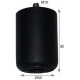 PIE PLASTICO NEGRO 60X80 - IQ427