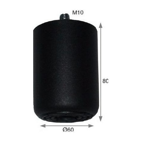 PLASTIC FOOT BLACK 60X80 - IQ427