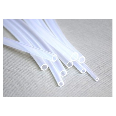 TUBE 4X6 PTFE TRANSPARENT LE M VENDU AU METRE