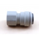 UNION SIMPLE FEMALE CYLINDRICAL 3/8 SKIFAHREN FLACH ROHR Ø12MM" - IQN6529