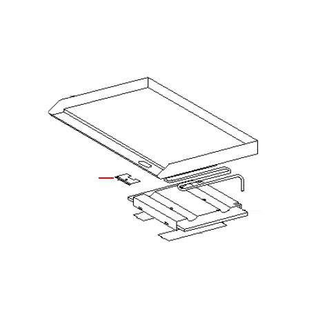 SUPPORT BULBE THERMOSTAT ORIGINE ROLLERGRILL - EYQ6861