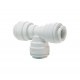 TE REDUIT AU CENTRE 3/8 X 1/4 X 3/8 POLYPROPYLEN