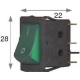 INTERRUPTEUR LUMINEUX VERT - FVYQ7510