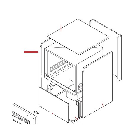 PANNEAU LATERAL N45 GAUCHE ORIGINE SILANOS - FVYQ6702