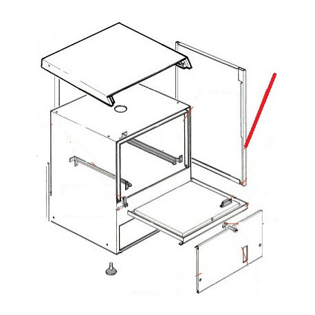 PANNEAU LATERAL R23 DROIT ORIGINE SILANOS - FVYQ6718