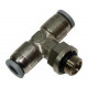 RACOR T ORIENTABLE 1/4M TUBO 10MM CILINDRICO+JUNTA TORICA - IQN6800