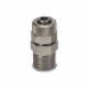 RACCORD DROIT 1/2' M CONIQUE / CONNEXION TUBE A VISSER 8/6MM