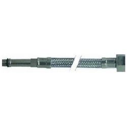 FLEXIBLE DROIT INOX L:400MM ØINT:8MM ØEXT:12MM 