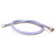 FLEXIBLE HOSE STAINLESS STEEL + PLASTIC-COATED TRANSPARENT L:1100MM - ITQ782