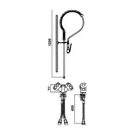 SHOWER COMPLET +MIXER - ITQ852