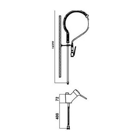 SHOWER MONOCOMANDE COMPLET VERTICAL - ITQ861