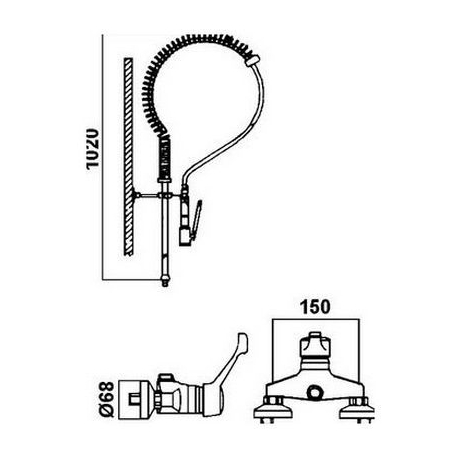 SHOWER MONOCOMANDE HORIZONT - ITQ876
