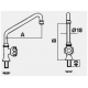 ROBINET VERTICAL 26L/MIN 1/2M - ITQ885