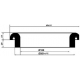 GASKET EMPTY ORDURES FOR SHEATH OF 201MM RUBBER - ITQ831