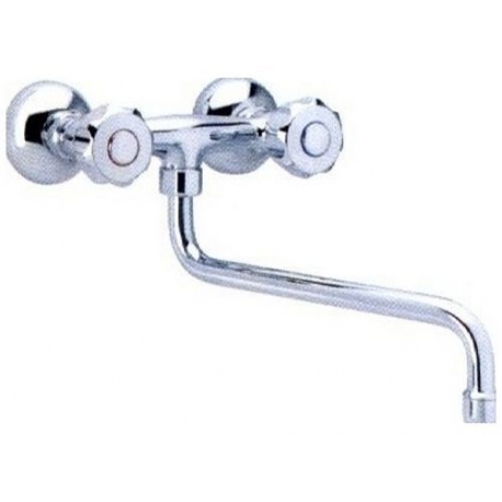 TWO HOLES WALL MOUNTED MIXER TAP - ITQ090