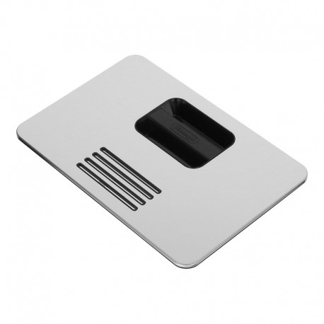 Couvercle de conteneur ? grains (acier inoxydable) pour DeLonghi ECAM 556.75.MS - QRY6756