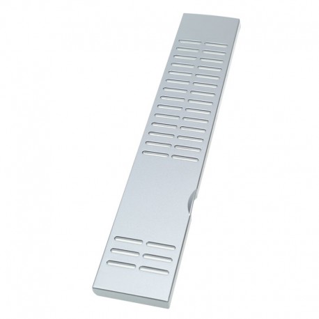 Couvercle du compartiment Ã  poudre (argent) DeLonghi ESAM 3600 Elegance - QRY6161
