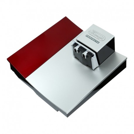 Porte complÃ¨teÂ (Rouge / argent) avec bec verseur pour DeLonghi ESAM 5400.R / ESAM 5500.R - QRY6346