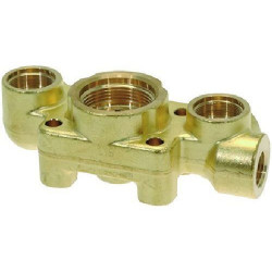LOT OF 5 BLOCK IN BRASS WITHOUT SOLENOIDS NECTA 0V2458