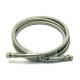 LOT DI 10 FLESSIBILI DRITTO 3/8 FEMMINA PIATTO L:2000MM - 6504