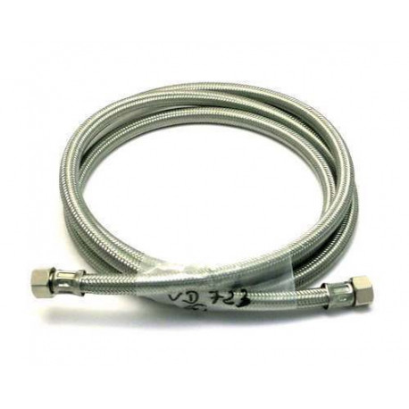 LOT VON 10 FLEXIBLES GERADE 3/8 FEMALE FLACH L:2000MM - 6504