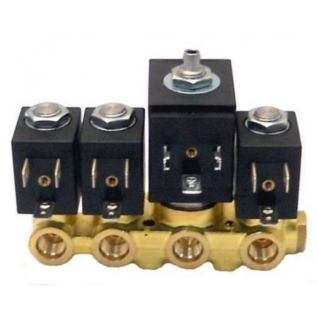 LOT DE 5 BLOCS ELECTROVALVULAS 2+2+3+2 VIA NECTA 0V1739 - 087