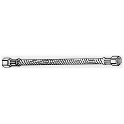 LOT DE 10 FLEXIBLES ACERO INOXIDABLE DERECHO 3/8F DN14