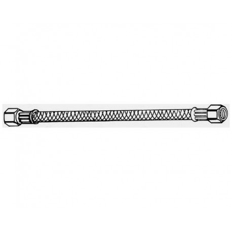 LOT DE 10 FLEXIBLES ACERO INOXIDABLE DERECHO 3/8F DN14 - 236