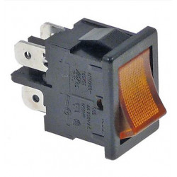 INTERUPTOR YELLOW 0-I 250V 16A 16X20MM 