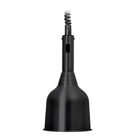 LAMPE CHAUFFANTE 250W 230V H:360MM ?180MM NOIRE - TIQ12331