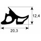 GASKET DOOR CONVOTHERM OES6.10M 6 NIVEAUX L:1470MM - tiq13774