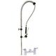GROUP SHOWER + MIXER WITH HANDLE FOR COMPTOIR