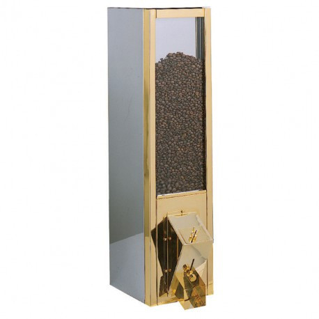 SILO A CAFE 5KG PANEL FRONTALES COULEUR OR 160X250X500MM - IQ8960