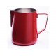VASO A LATTE INOX CON RIVESTIMENTO TEFLON ROSSO 350ML - IQ8057