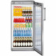 ARMADIO POSITIVE INOX PORTA VETRATO 236L +2øC / +15øC IN 150W