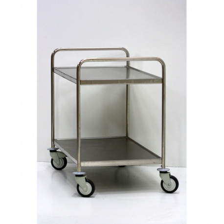 CHARIOT DE SERVICE 2 NIVEAUX L:890MM L:590MM - IQ9012