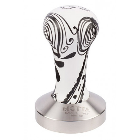 PRESSINO A CAFFE DESIGN NERO E BIANCO Ã˜58MM MOTTA ORIGINALE - IQ0752