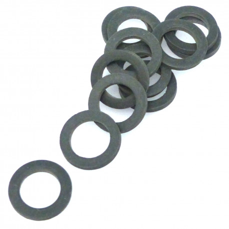 LOT DI 100 GUARNIZIONI 1/2 GOMMA ALIMENTARE 18X12.74X2.2 - iq1601/655