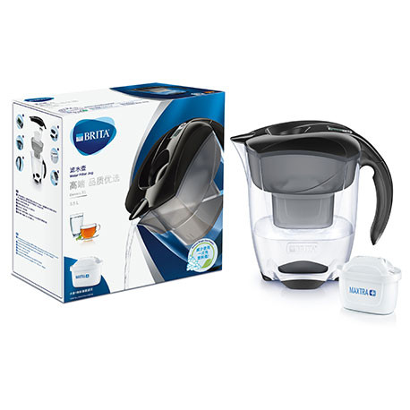CARAFE ELEMARIS XL (3.5L) BRITA +1 CARTOUCHE MAXTRA NOIR ORI - IQ2044