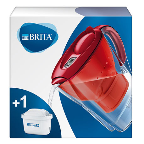 CARAFE MARELLA ROUGE 2.4L + 1CARTOUCHE MAXTRA BRITA ORIGINE - IQ2157