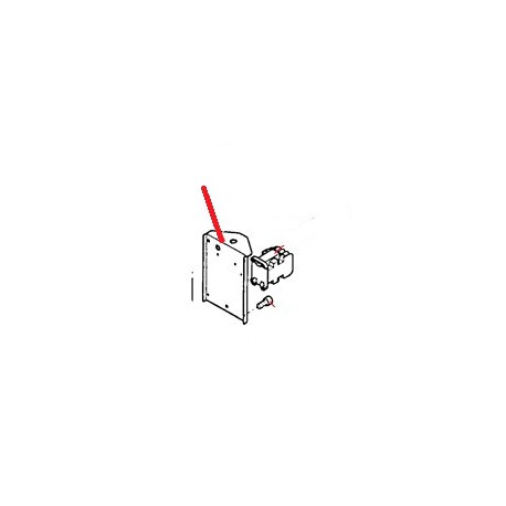 BACK PANEL TO MOUNTING BRACKET - GUQ6766