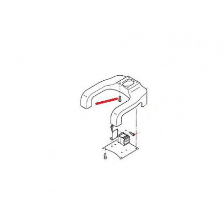 GOUJON POUR BASE AU PIEDESTAL ORIGINE THUNDERBIRD - GUQ6549