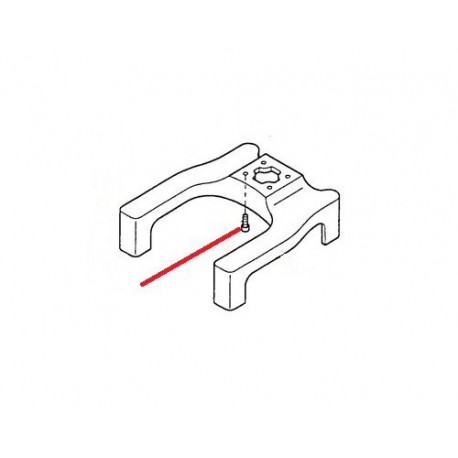 GOUJON POUR BASE AUPIEDESTAL ORIGINE THUNDERBIRD - GUQ6669